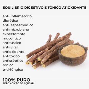 ALCAÇUZ ORGÂNICO EM PÓ