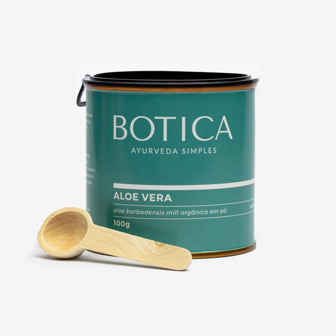 aloe vera orgânica em pó