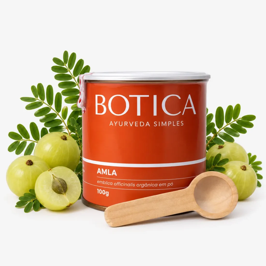 AMLA ORGÂNICA EM PÓ - LATA COM DOSADOR 100G