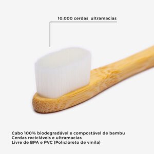 Escova Dental de Bambu (ultramacia)