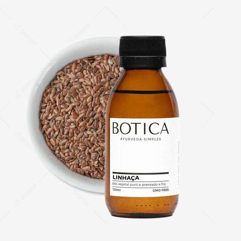 Óleo Vegetal de Linhaça Dourada • Puro e Prensado a Frio