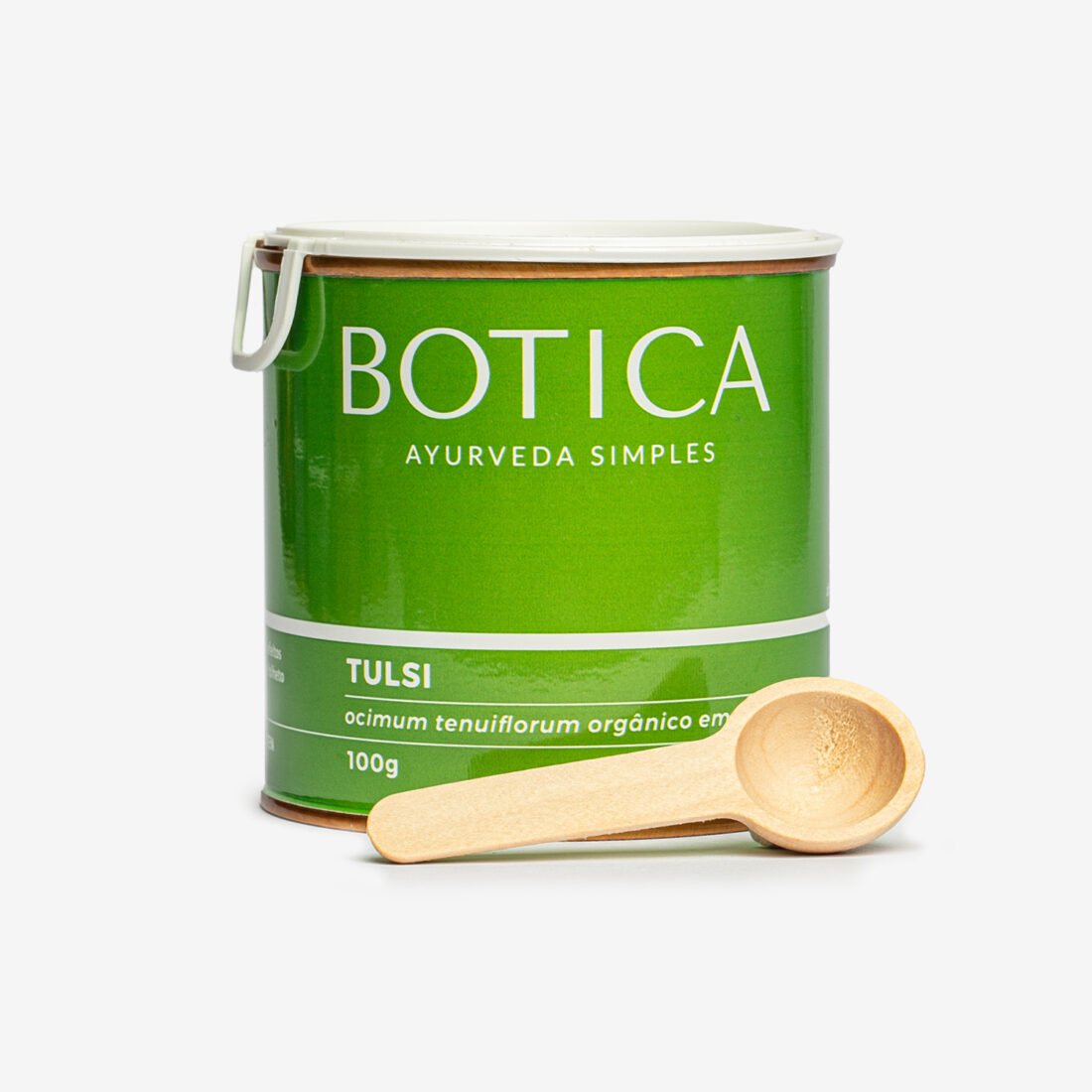 tulsi orgânico em pó