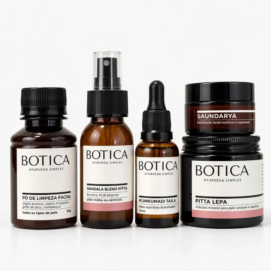 SKINCARE PITTA RITUAL PARA PELE SENSÍVEL E REATIVA